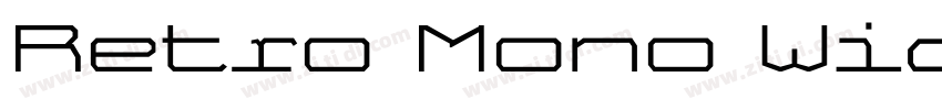 Retro Mono Wide Book字体转换